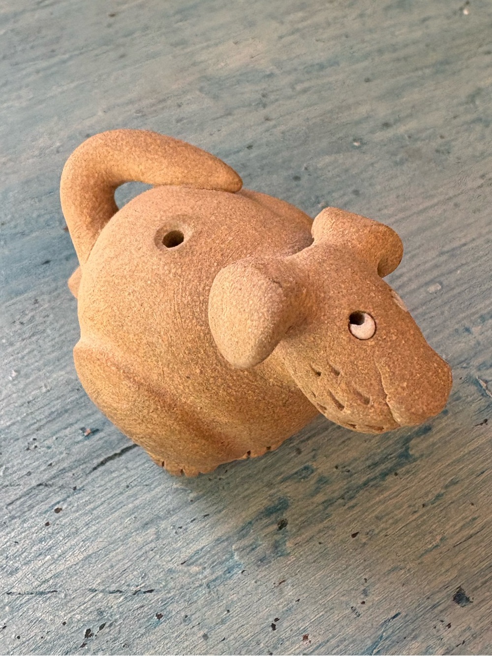Adorable Natural Sandstone Artisan-Created Dog Whistle - Picture 4 of 8
